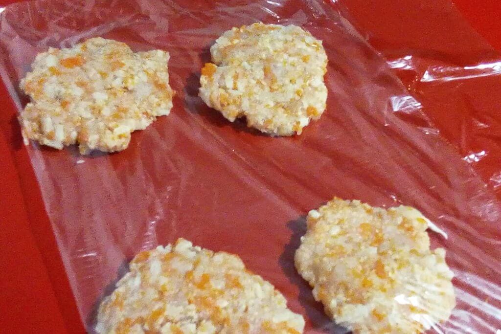 Damos forma de hamburguesa