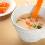 Receta de sopa de zanahoria y pollo para bebés
